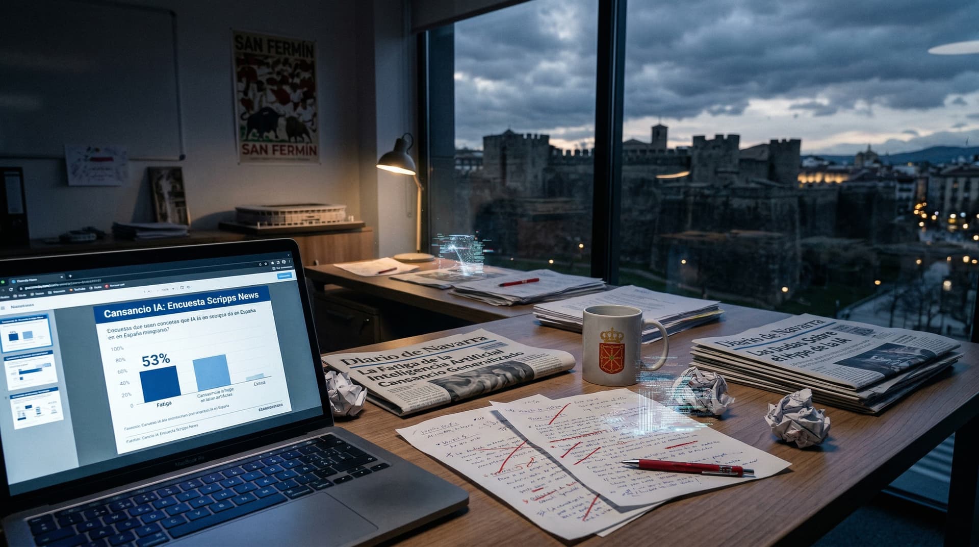 Cansancio IA: 53% de estadounidenses fatigados