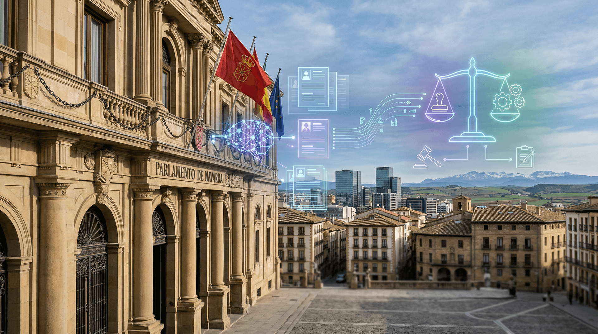 Transparencia IA contratación Navarra inicia debate en Parlamento