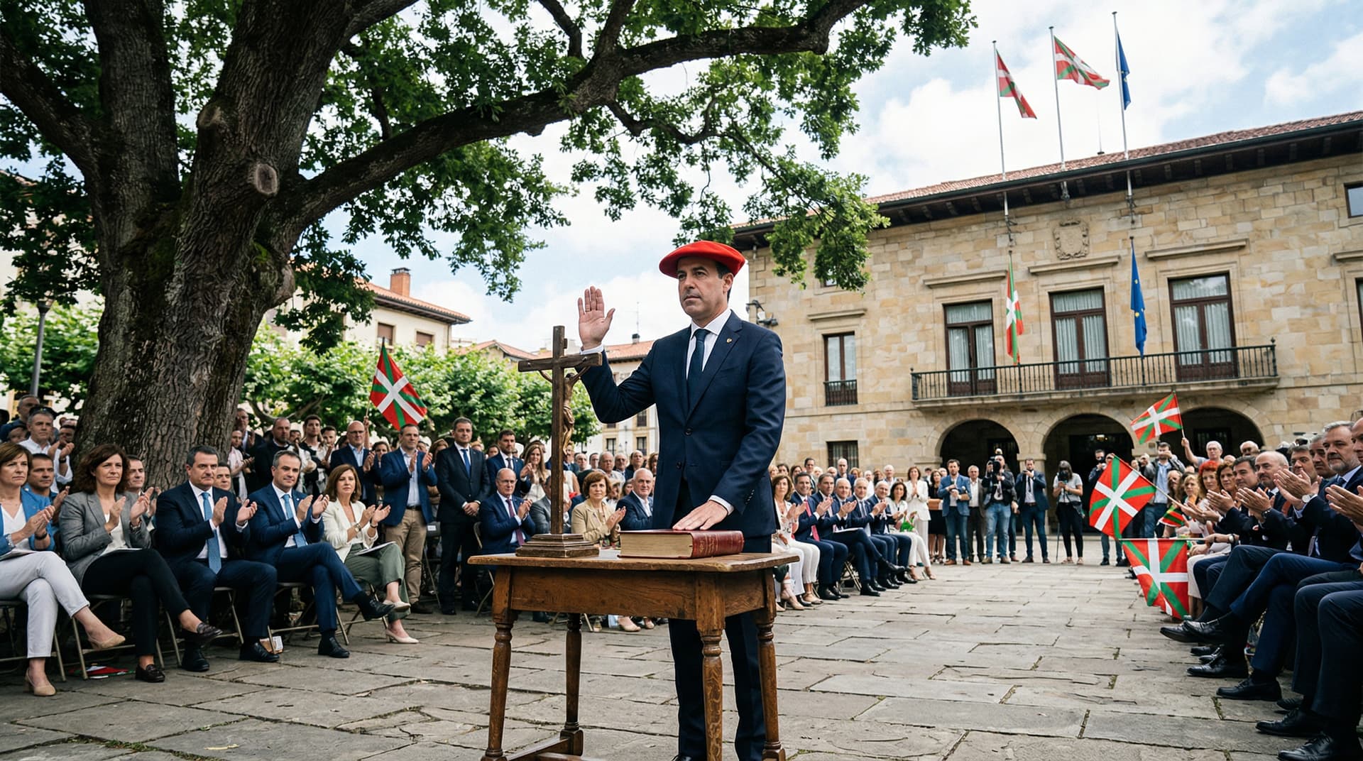 Imanol Pradales investido lehendakari del País Vasco el 2 de julio
