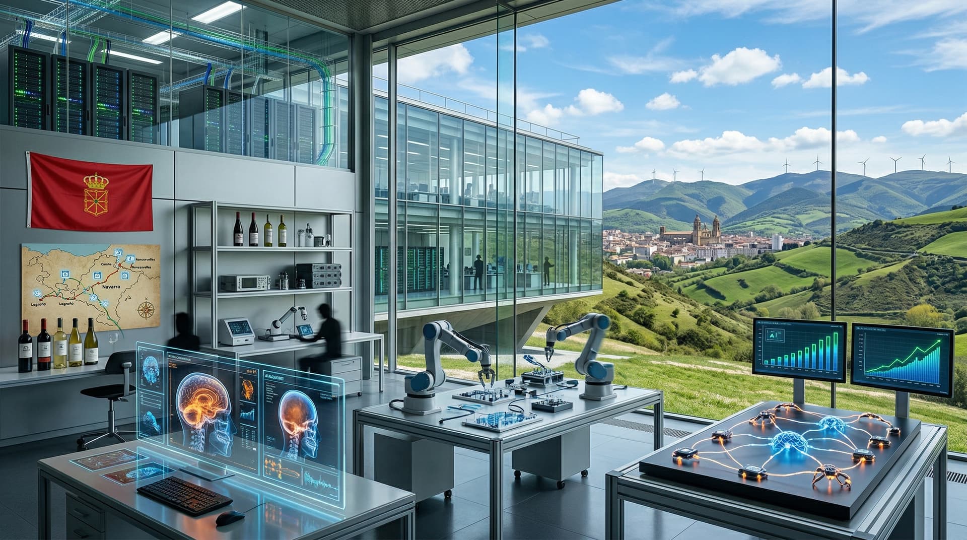 Inteligencia artificial medtech eleva productividad en Navarra 35%