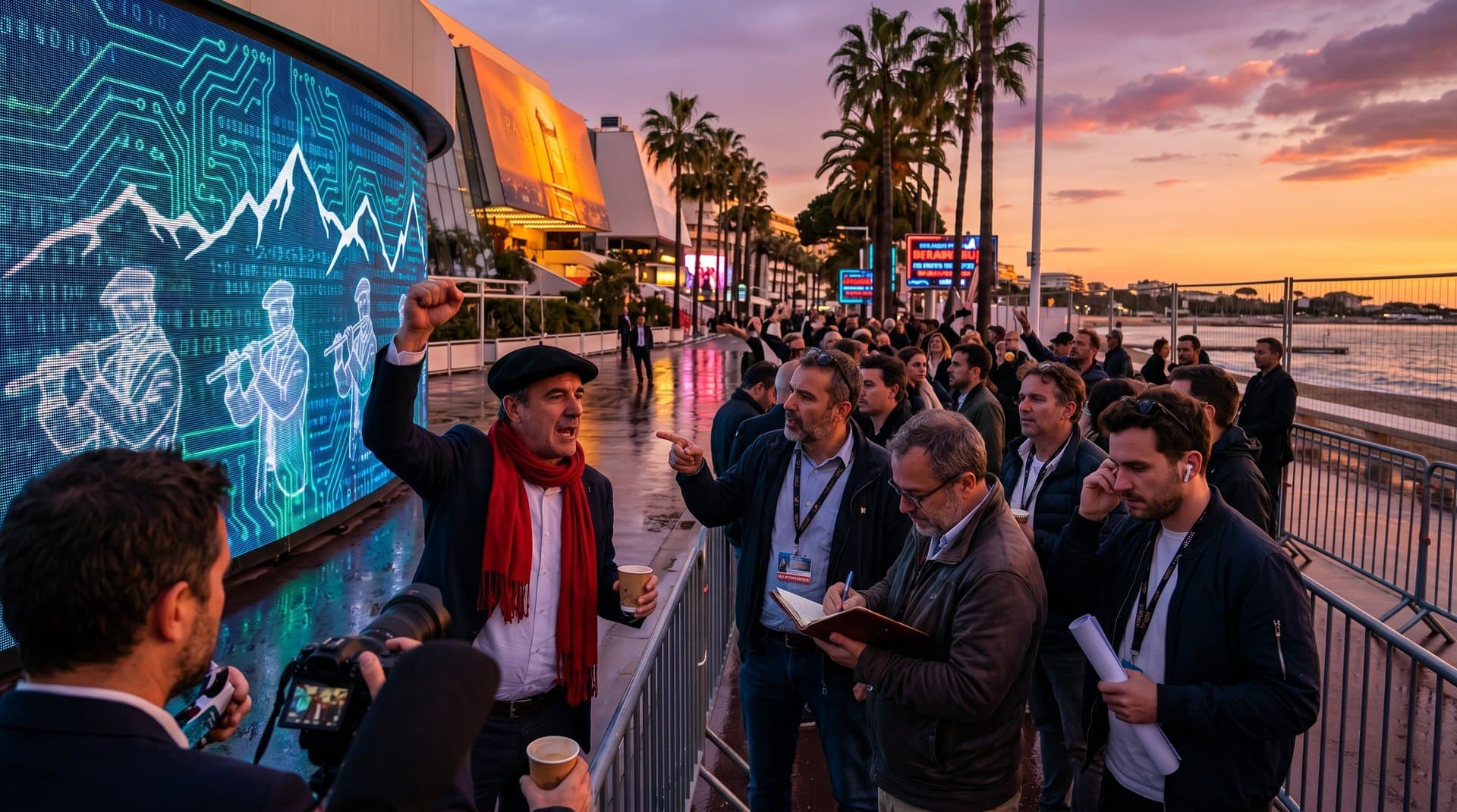 Cineasta navarro discute polémica festival Cannes AI en Croisette con motivos vascos