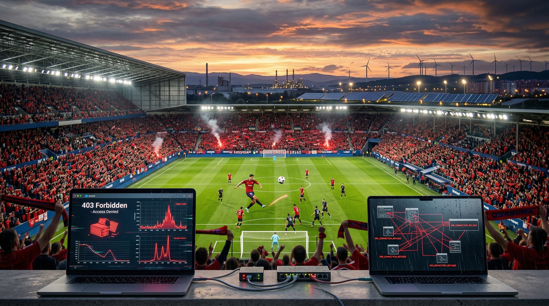 Bloqueo Cloudflare Docker España: 85% fallos pulls Osasuna