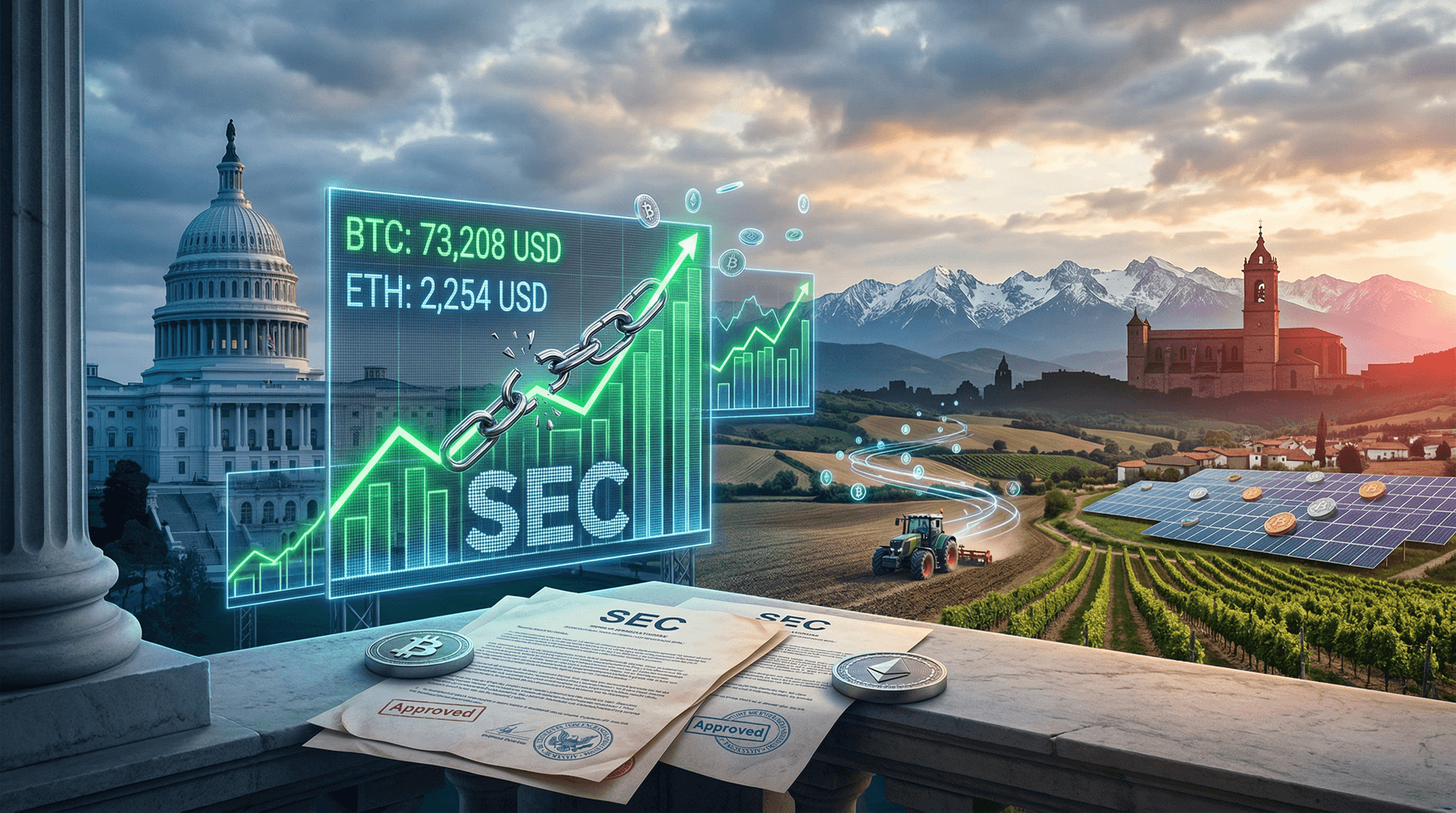 Regulación criptomonedas: SEC aprueba normas que impactan Navarra