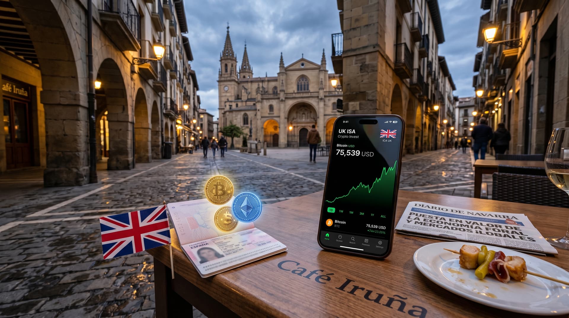 Inversiones cripto ISA UK sin impuestos desde 2026: BTC +5,6%