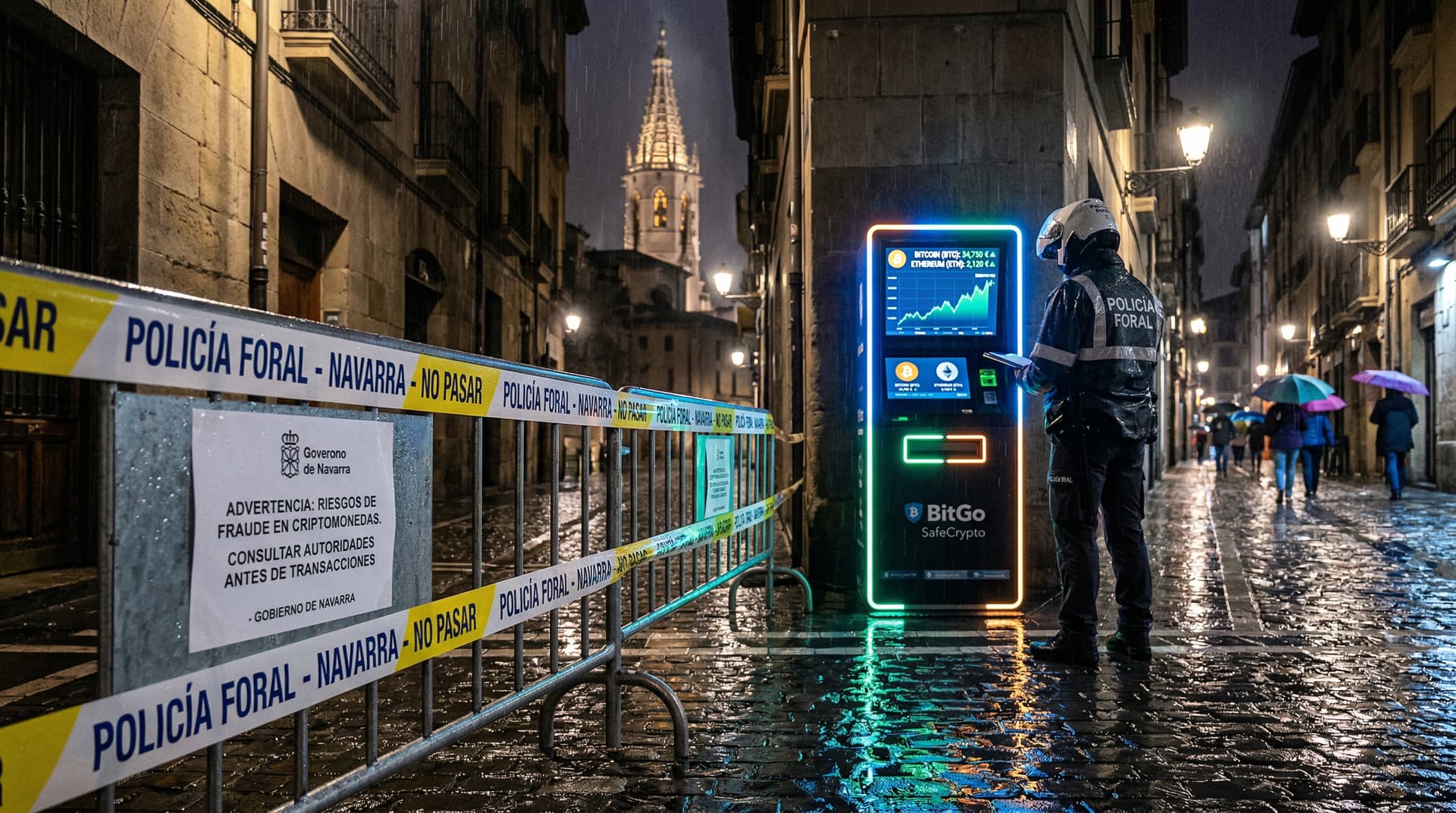 Cajeros cripto prohibidos en Haverhill alertan a Navarra