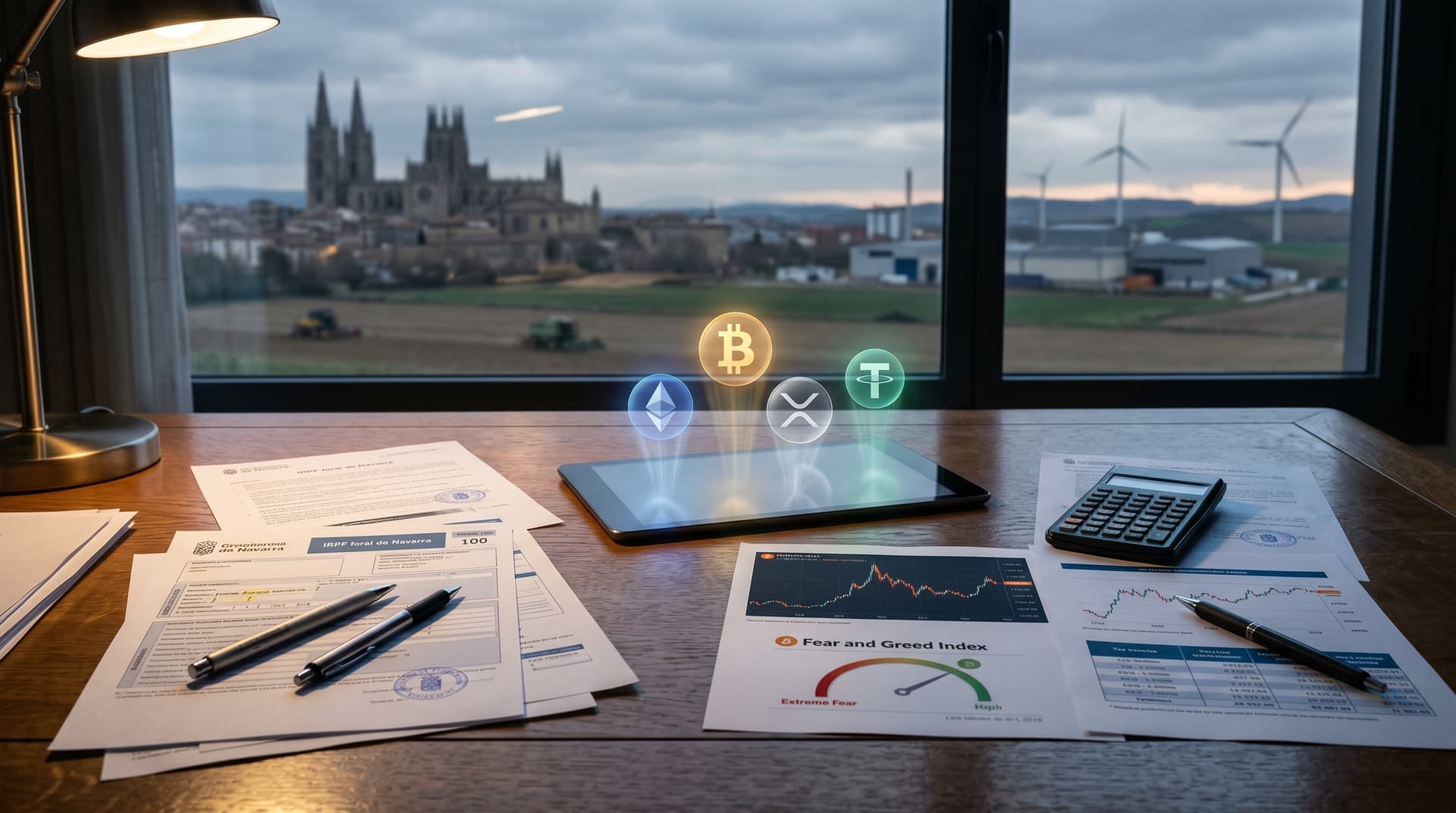 Implicaciones fiscales criptomonedas Navarra: BTC sube 1,5% a 75.076 USD