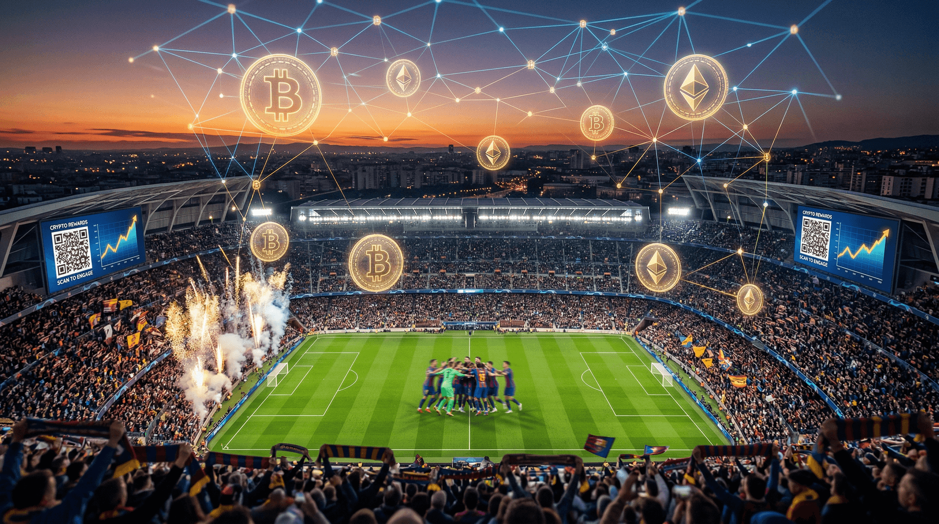 Equipos Champions League cripto aceptan Bitcoin: BTC a 74.515 USD