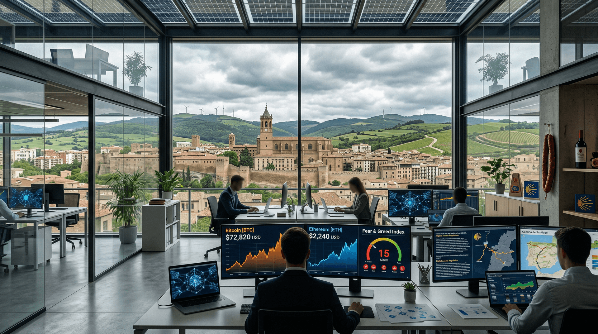 Regulaciones cripto Navarra atraen 45 millones EUR fintech Q1 2026