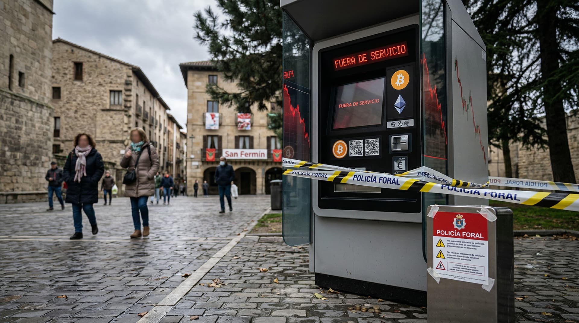 Kioscos criptomonedas: Policía Foral pide prohibirlos en Navarra
