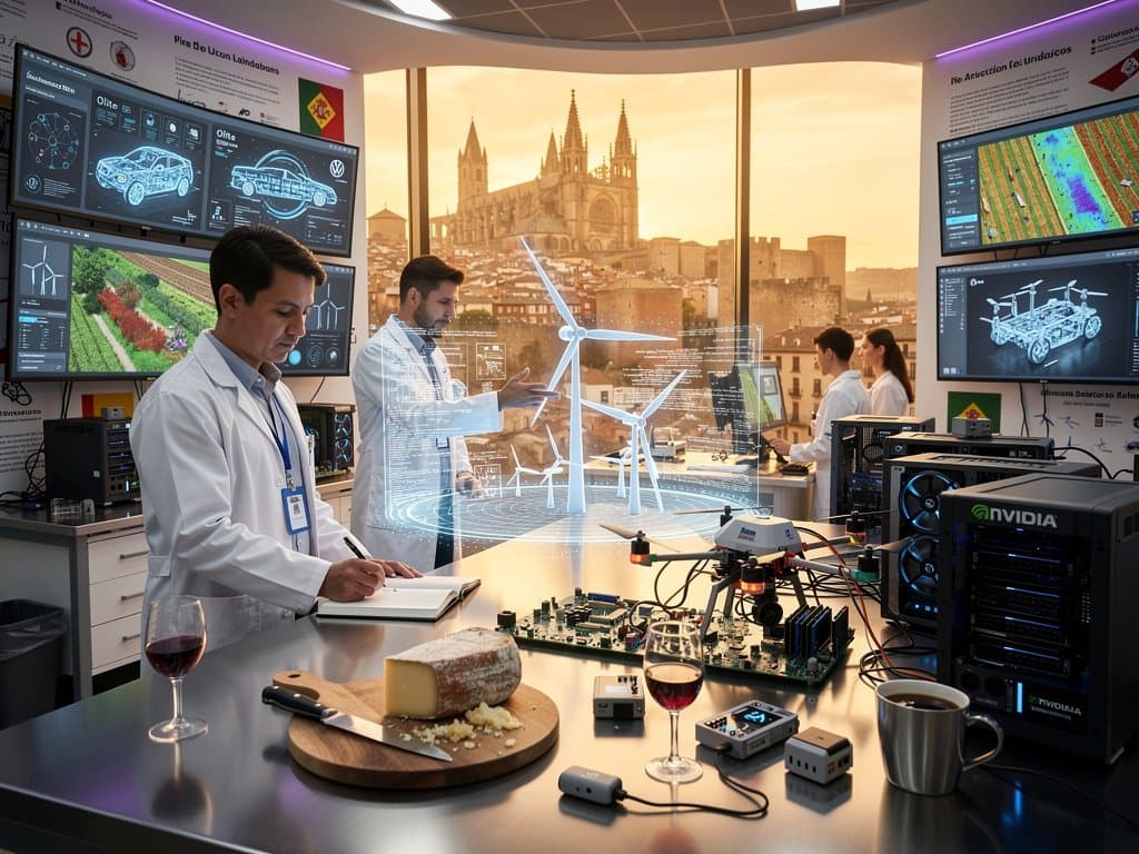 Laboratorio IA Pamplona con datos automoción Landaben, renovables y skyline foral