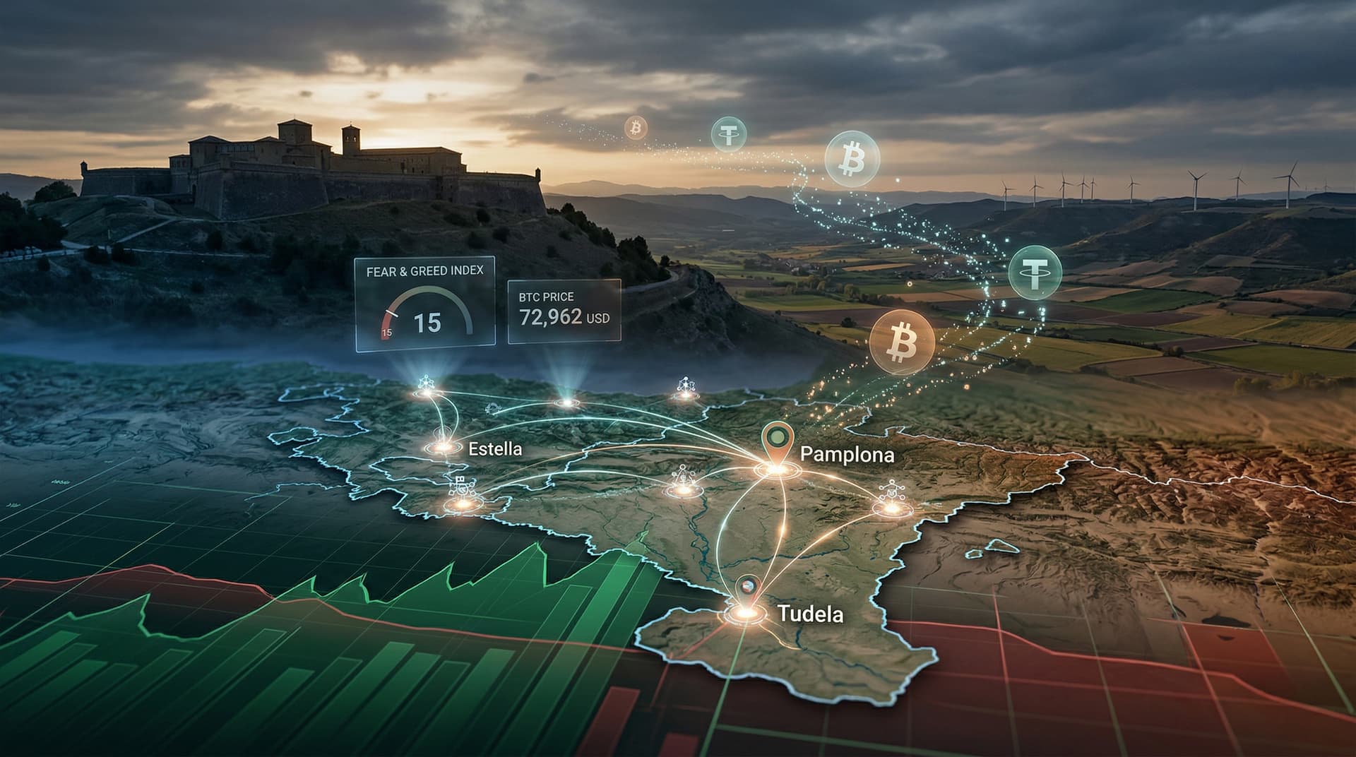Stablecoins al 15% tensionan estabilidad en Navarra