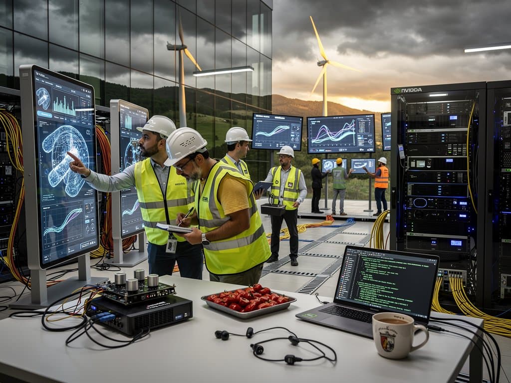 Ingenieros en parque tecnológico Pamplona analizan IA NVIDIA para industria VW y renovables