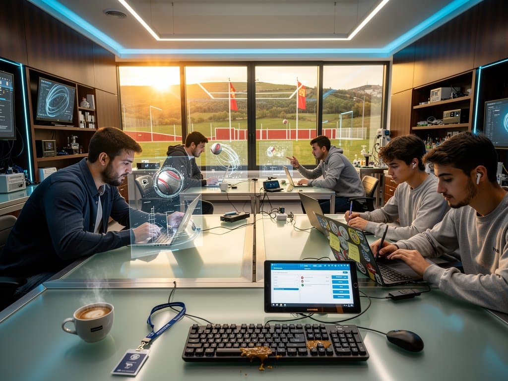 Estudiantes en lab Pamplona analizan IA para Osasuna y pelota con vistas navarras