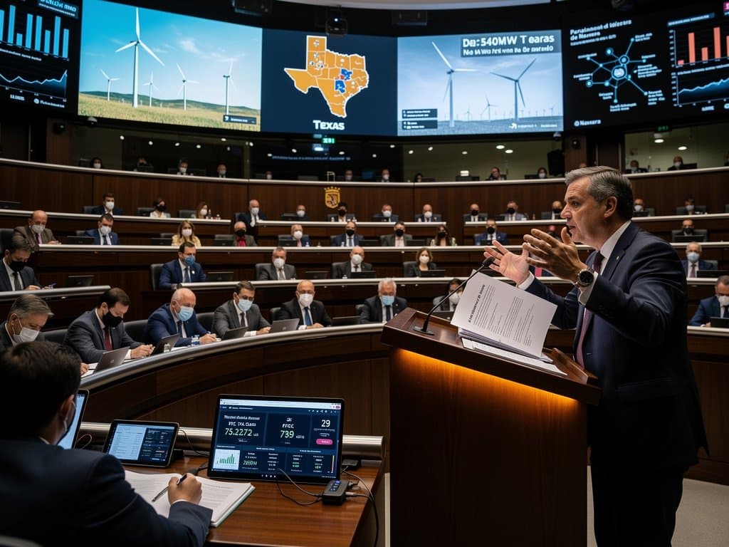 Debate fintech Parlamento Navarra: pantallas PACs cripto Texas 260M USD, MiCA, renovables forales