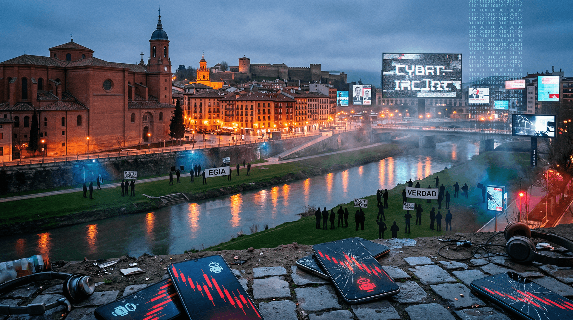 Inteligencia artificial en elecciones navarras 2026 genera caos