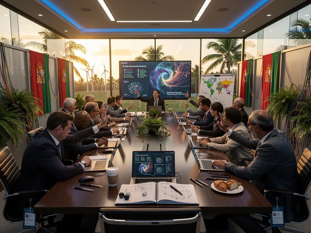 Taller de formación IA electoral del Commonwealth en Trinidad con 50 expertos analizando deepfakes, dashboards y elementos navarros